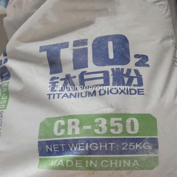 Dioxyde de titane CR350 pour enduire l&#39;encre en plastique
